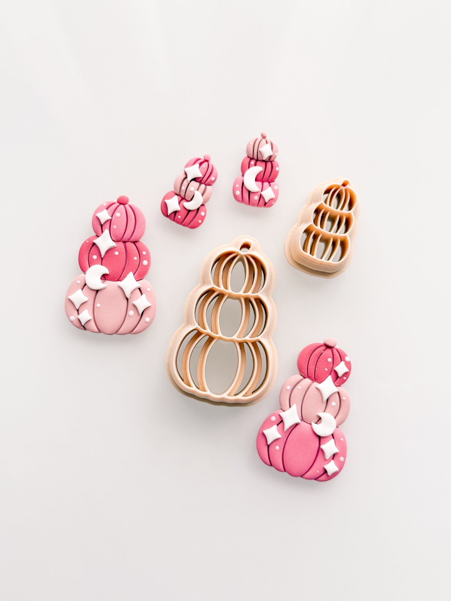 Pumpkin Stacks Cut Out Clay Cutter
