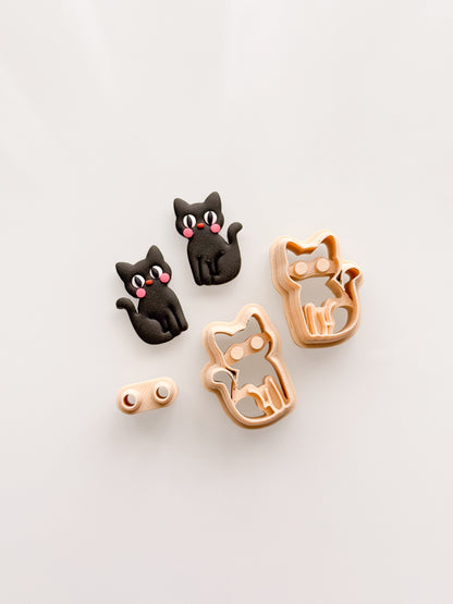 Cats Fall Clay Cutter