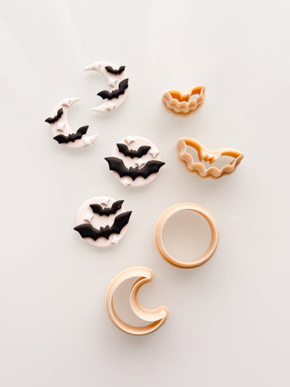 Moons + Bats Clay Cutter Set