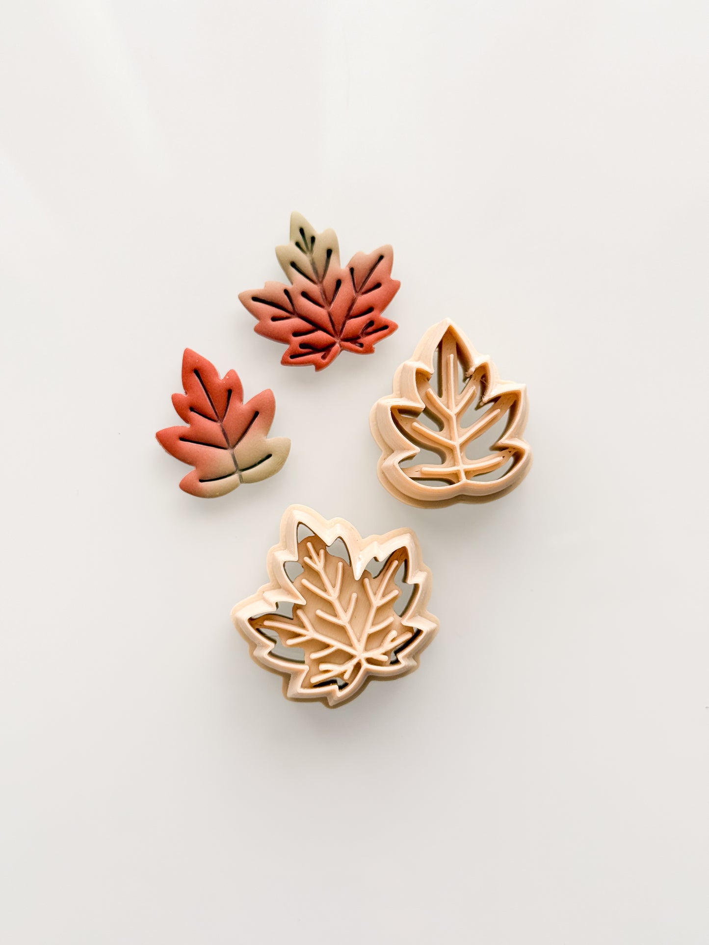 Fall Leaves Clay Cutters