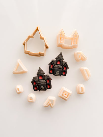 Haunted House Builder Resin Printed Clay Cutter Set