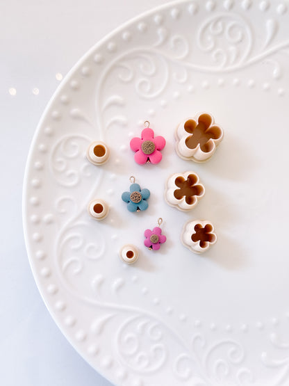 Flower Beads 2 Clay Cutter Extra Tall