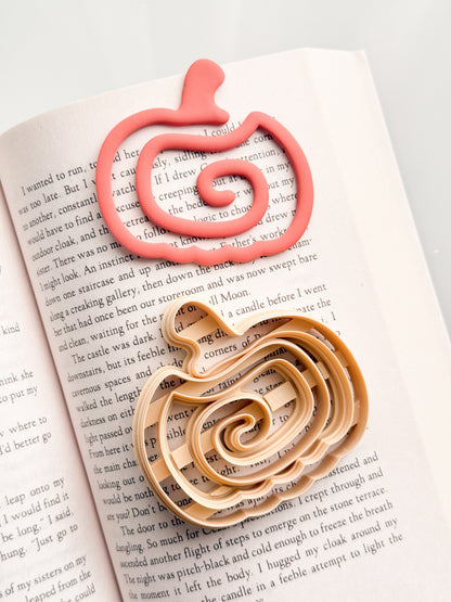 Pumpkin Paperclip Bookmark Clay Cutter