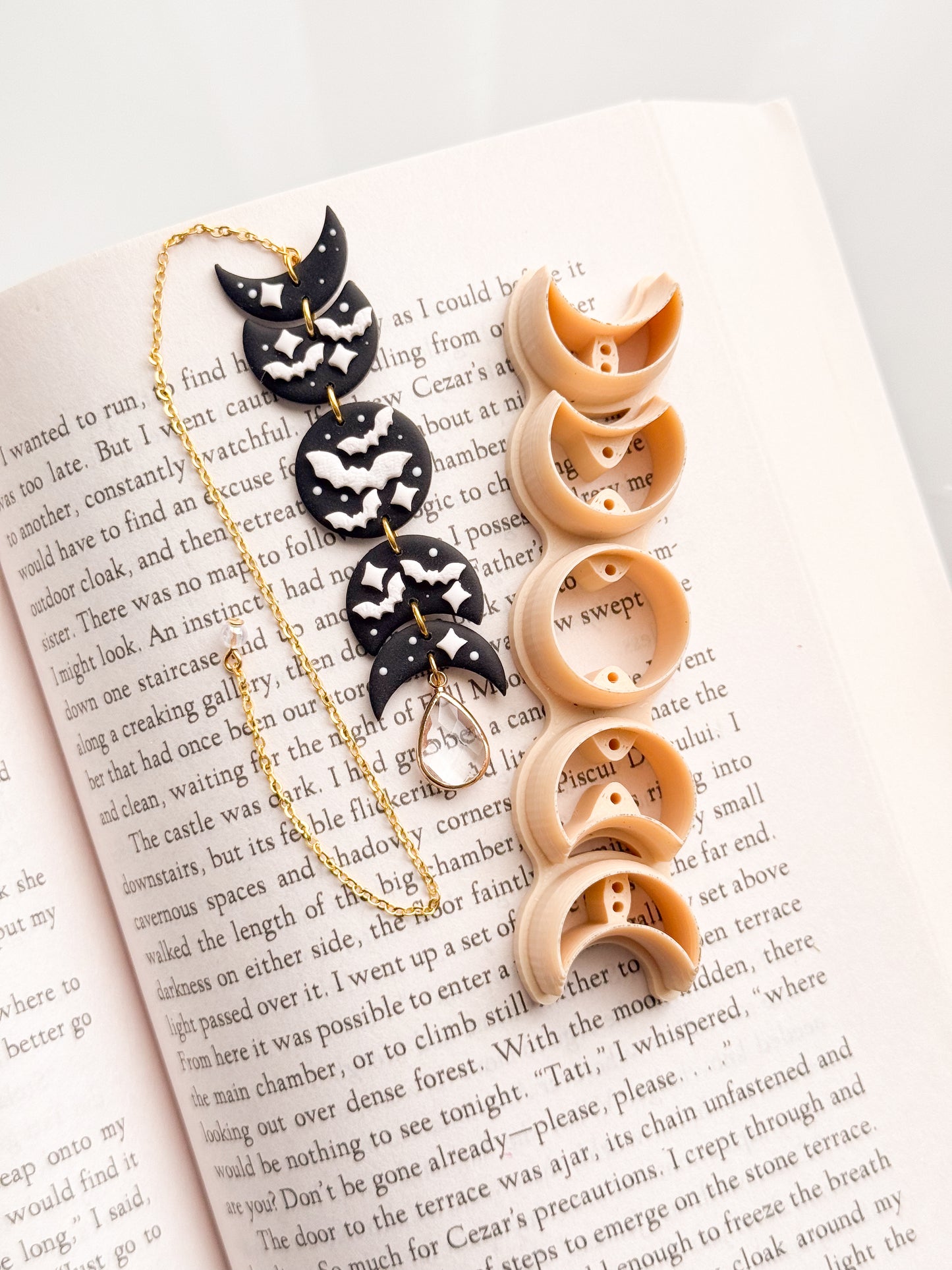 Moon Phases Bookmark Clay Cutter