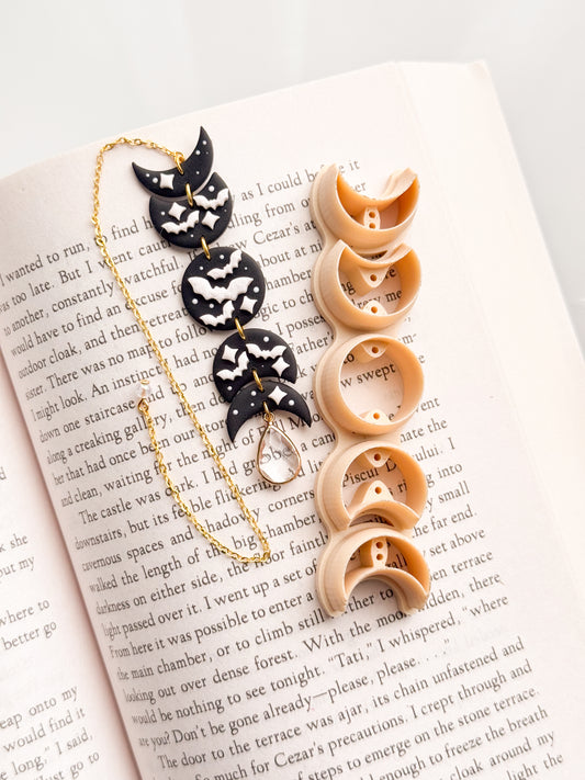 Moon Phases Bookmark Clay Cutter