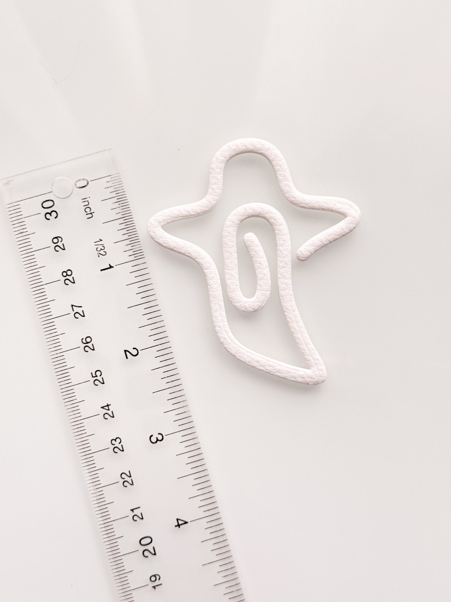 Ghost Paperclip Bookmark Clay Cutter