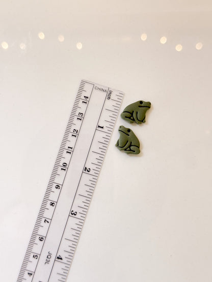 Frog Studs Mirrored Clay Cutter