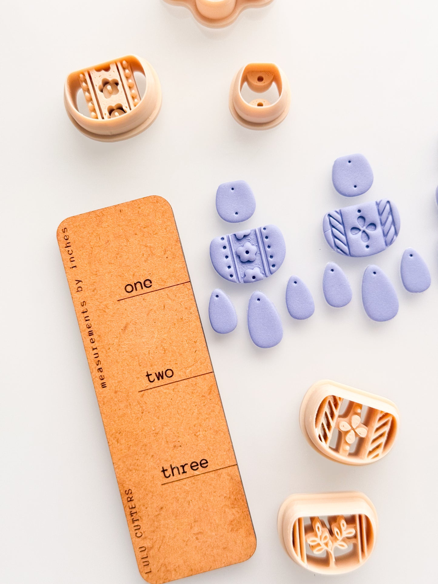Fancy Tops Dangle Drill Guides Clay Cutter
