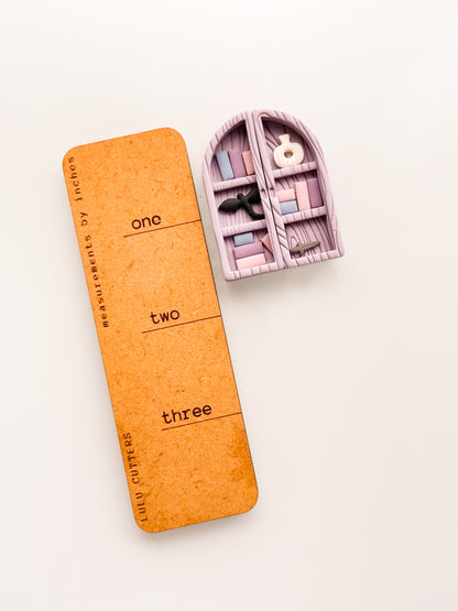 Bookshelf With Doors Clay Cutter Set