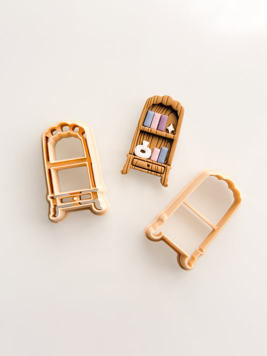 Bookshelf With Drawers Clay Cutter Set