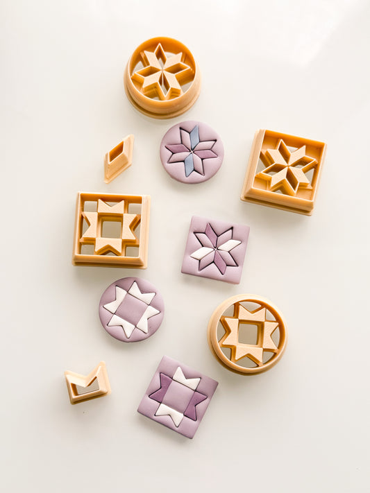 Quilt Bezels 2 Clay Cutter Set