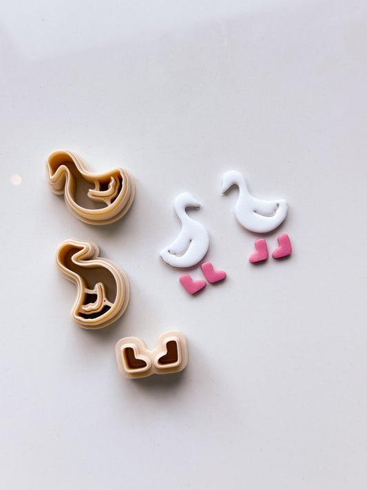 Geese With Boots Clay Cutter Set