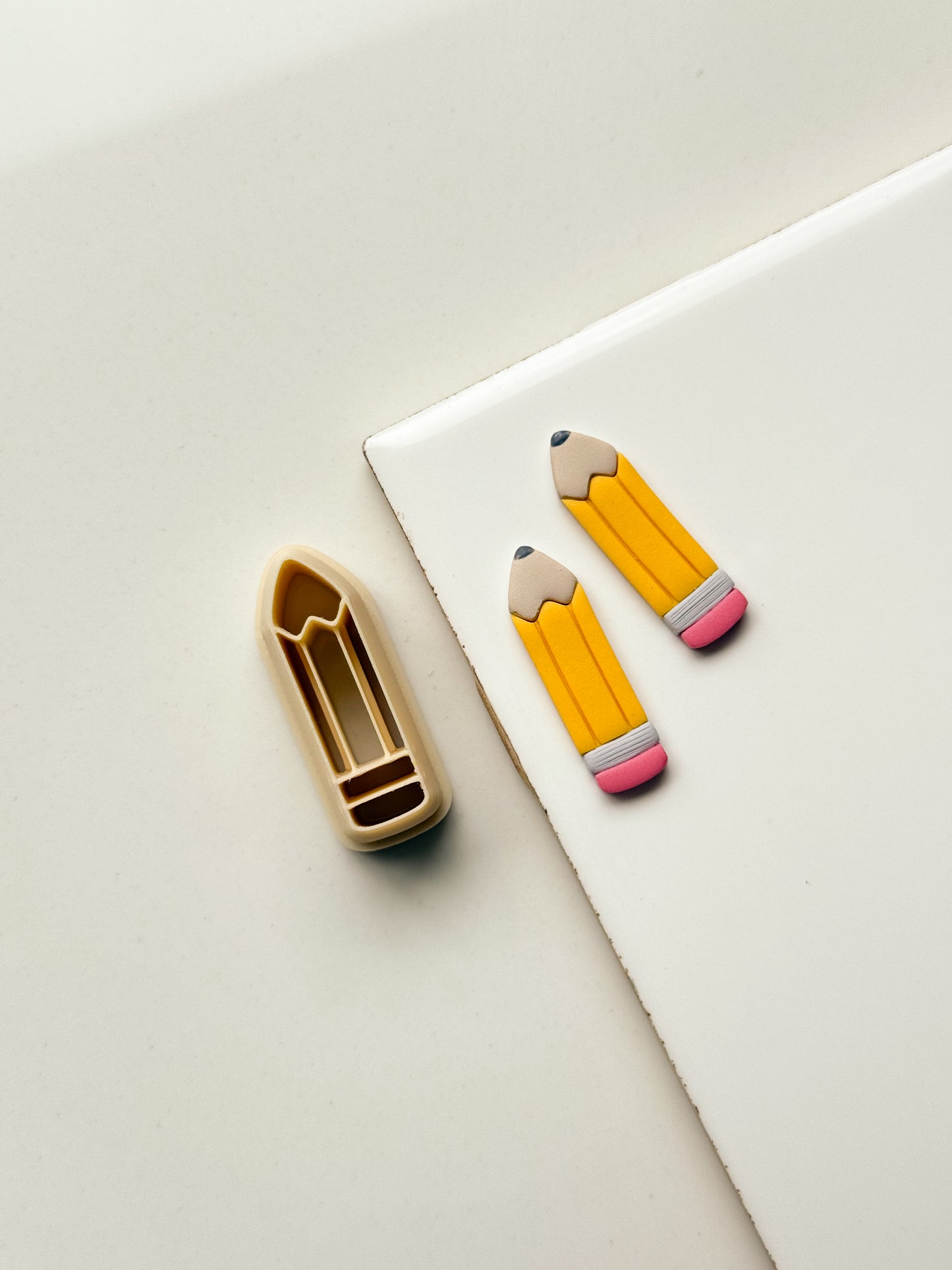 Half Cut Out Pencil Clay Cutter