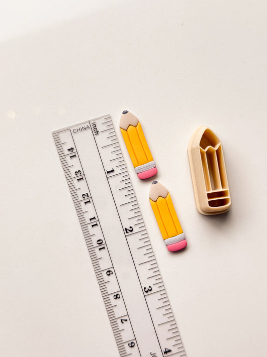 Half Cut Out Pencil Clay Cutter