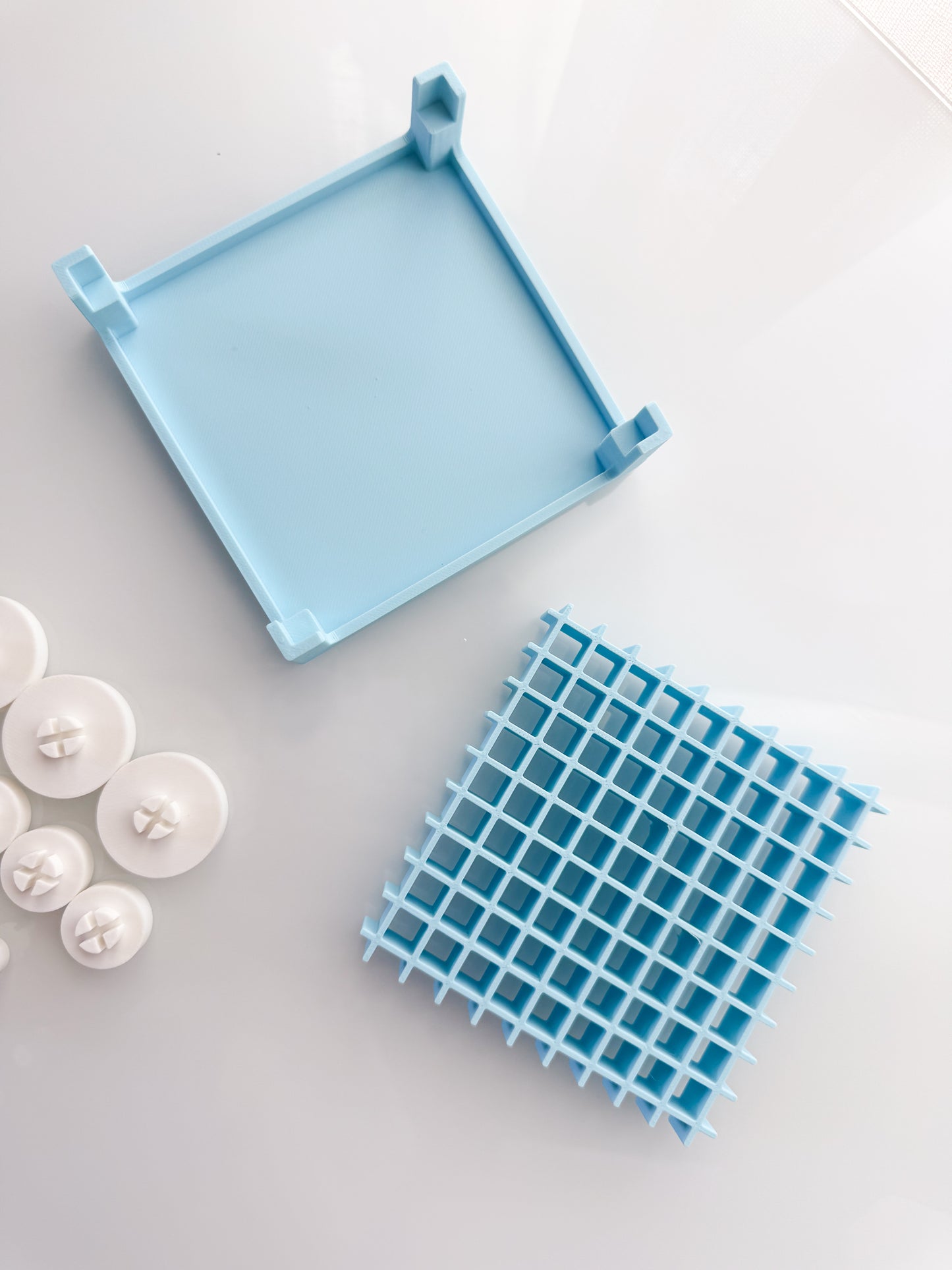 Resin Painting Grid Tray For Polymer Clay
