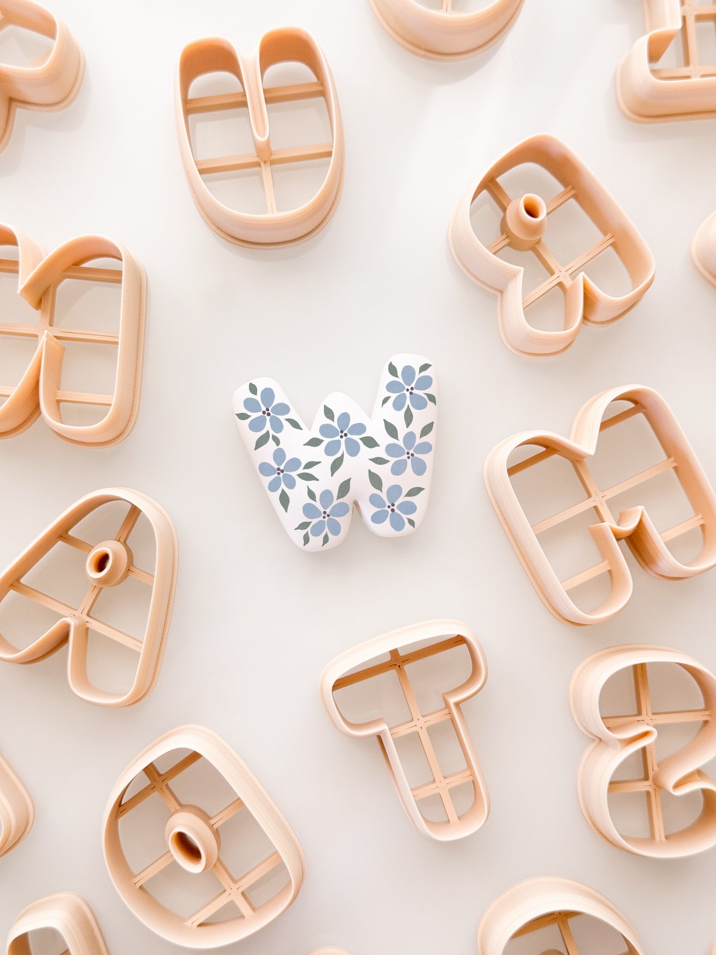 Small Bubble Letters For Polymer Clay Clay Cutters