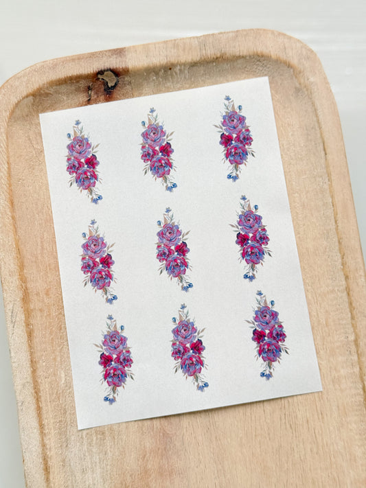 Watercolor Floral Singles 2 *Hand Drawn LC Exclusive*