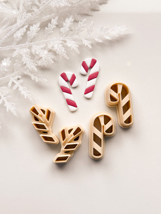Candy Cane Builder 25 Clay Cutter Set