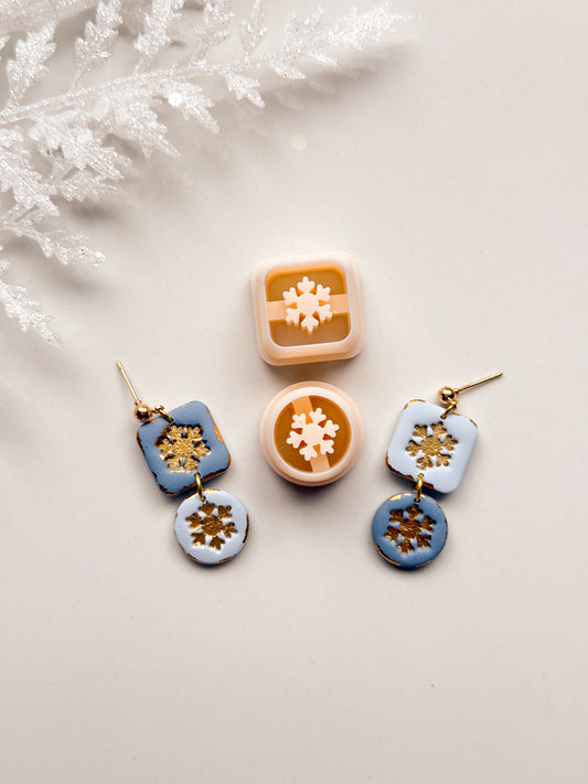 Snowflake Dangle Clay Cutter Set