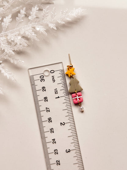 Star Tree Gift Dangle Clay Cutter Set