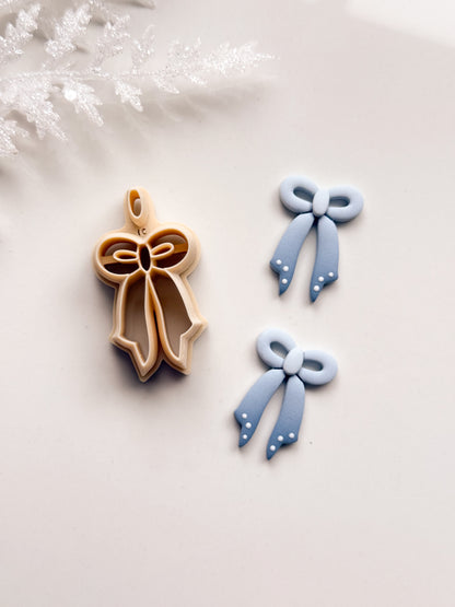 Winter Bow Clay Cutter