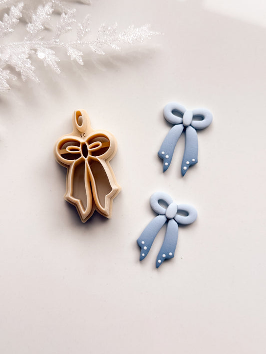 Winter Bow Clay Cutter