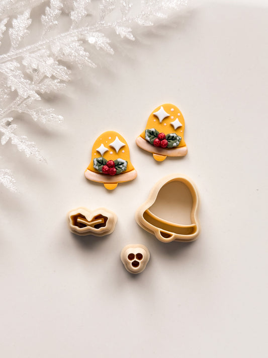 Festive Bell Clay Cutter Set