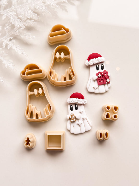 Festive Ghosts Clay Cutter Set