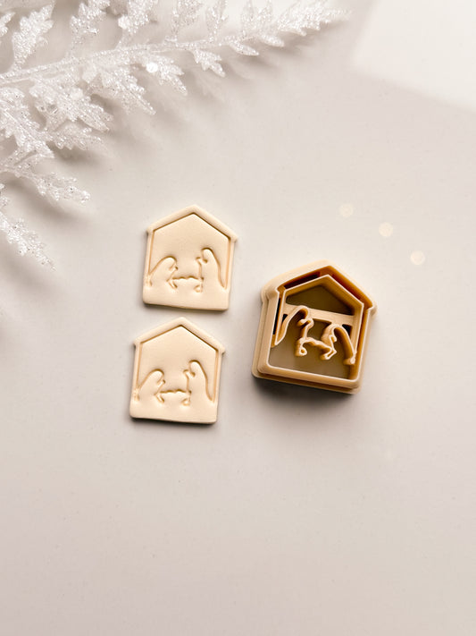 Nativity Scene Clay Cutter