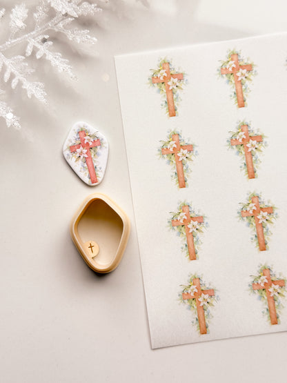 Winter Transfer Singles And Matching Clay Cutters