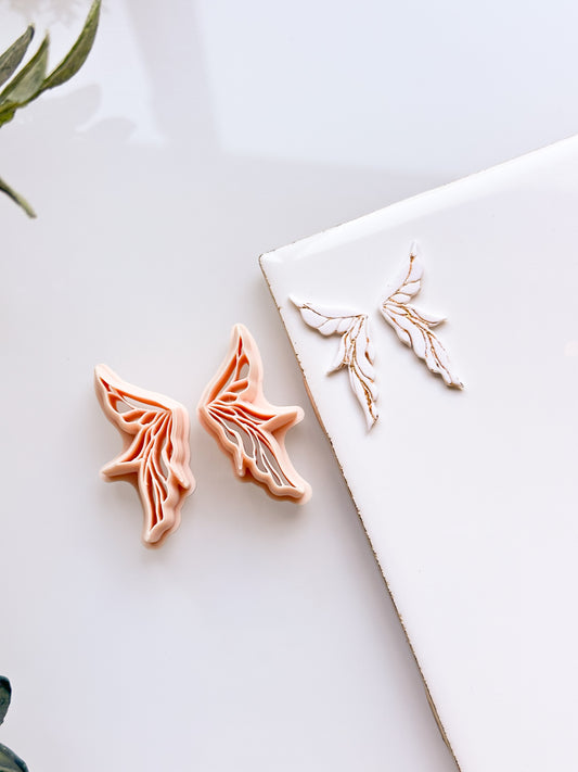 Small Fairy Wings Set Clay Cutter