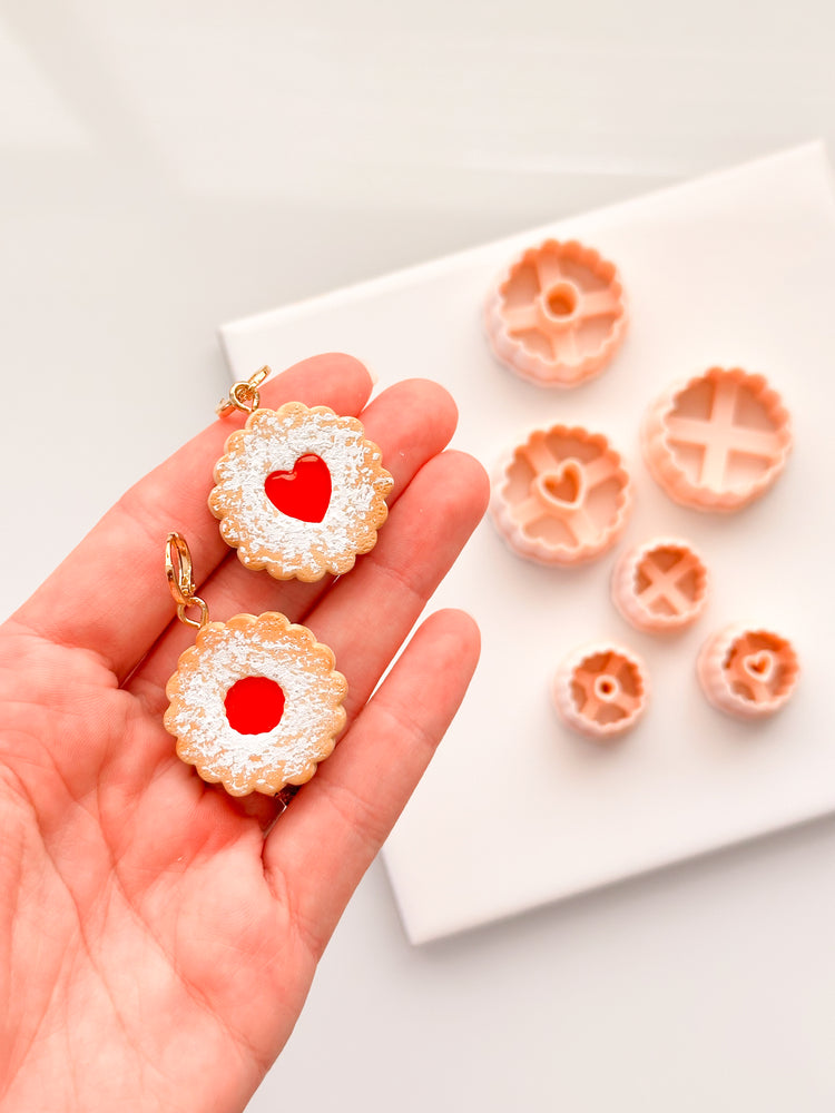 Ensemble de découpeurs d'argile pour biscuits à la confiture