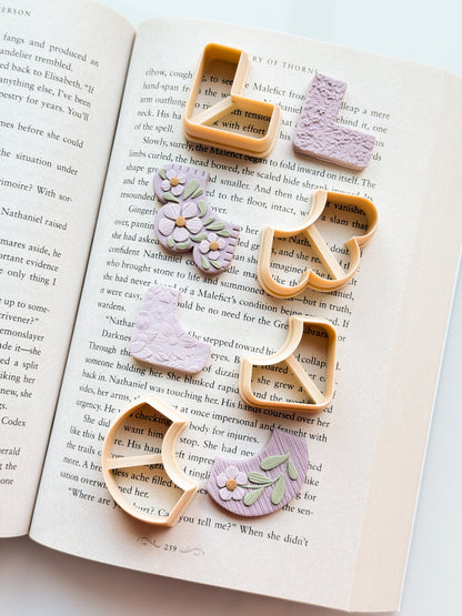 Fancy Corner Bookmark Clay Cutters