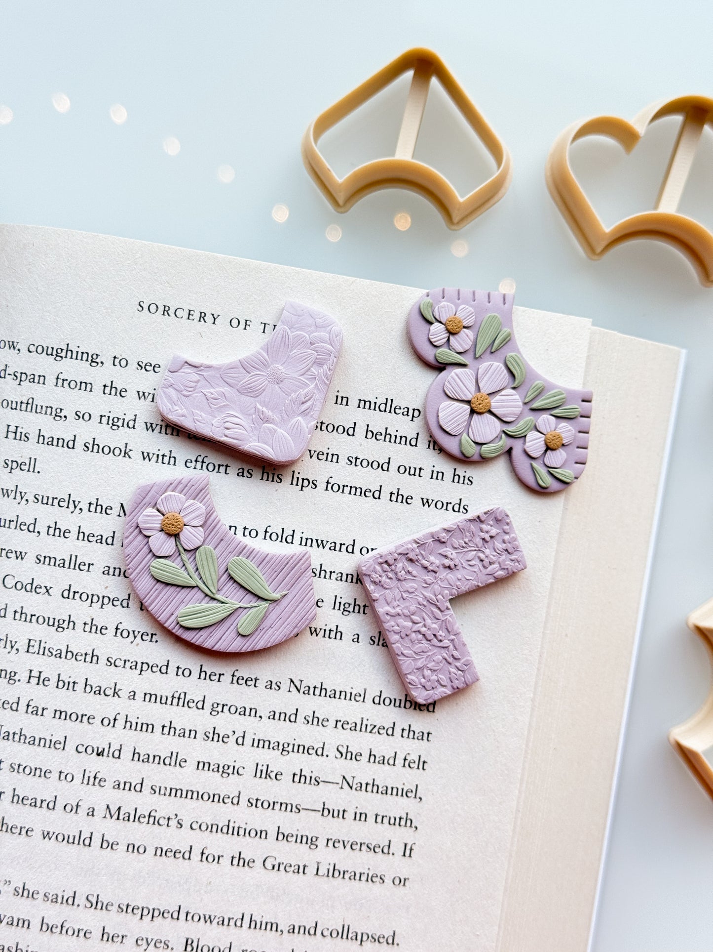 Fancy Corner Bookmark Clay Cutters