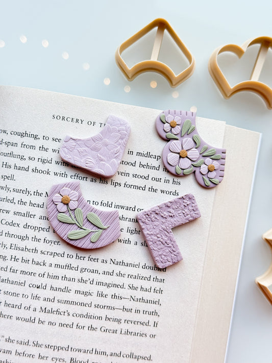 Fancy Corner Bookmark Clay Cutters