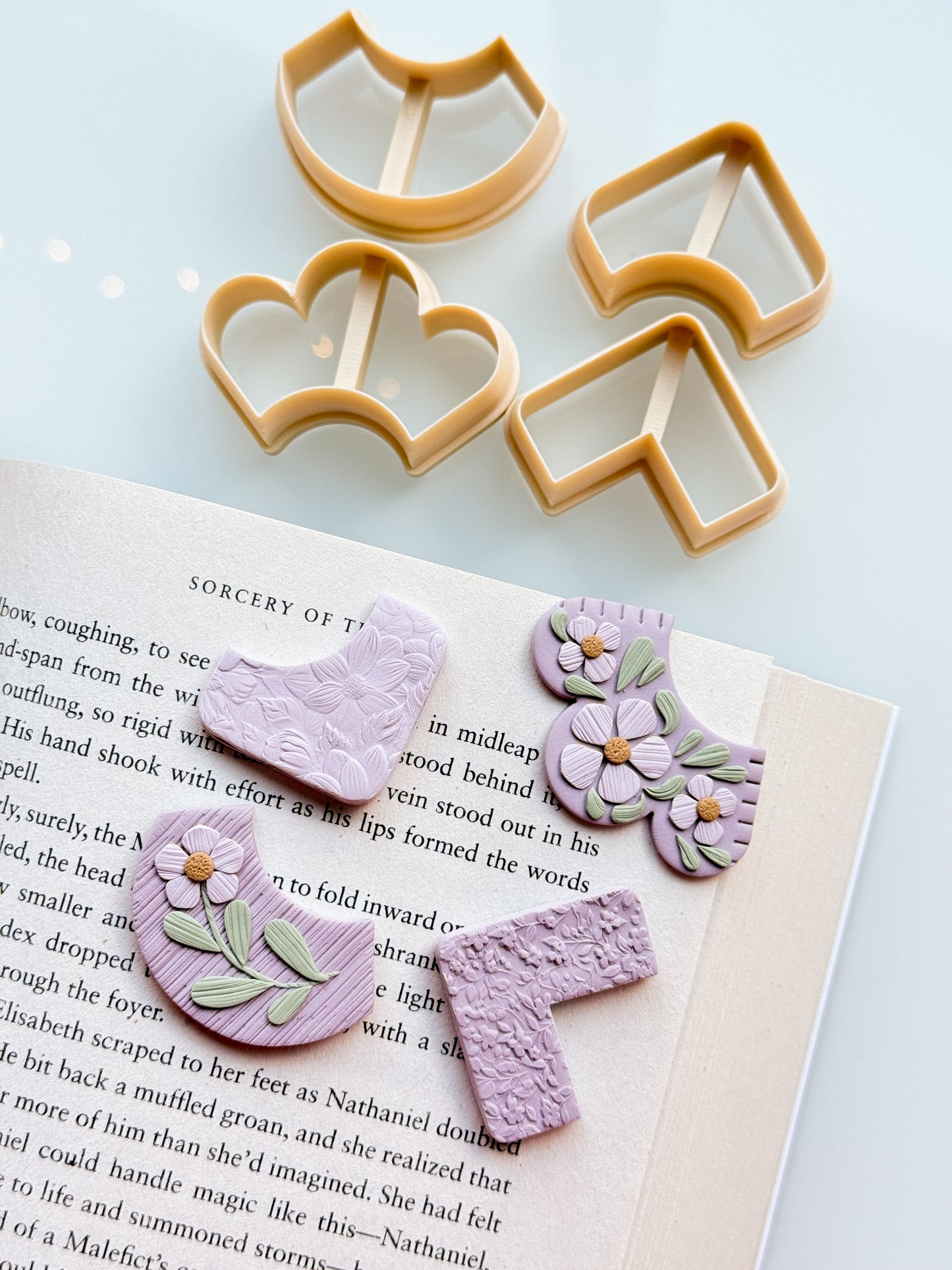 Fancy Corner Bookmark Clay Cutters
