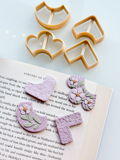 Fancy Corner Bookmark Clay Cutters