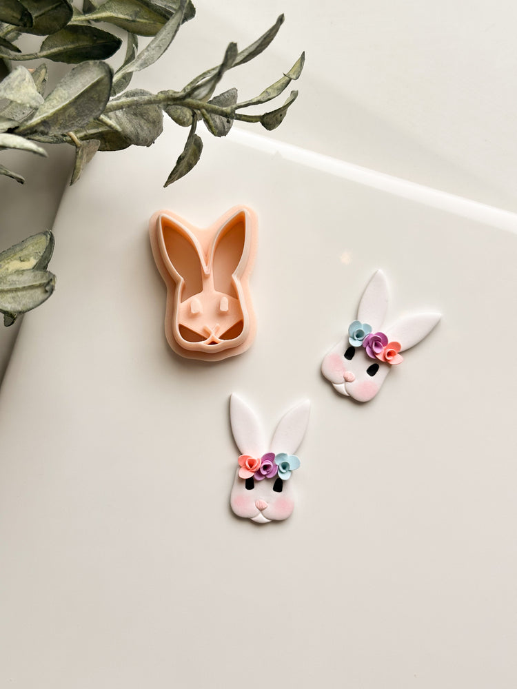 Bunny Embossed Clay Cutter
