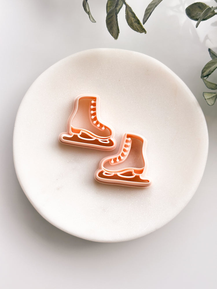 Ice Skates Clay Cutter Set