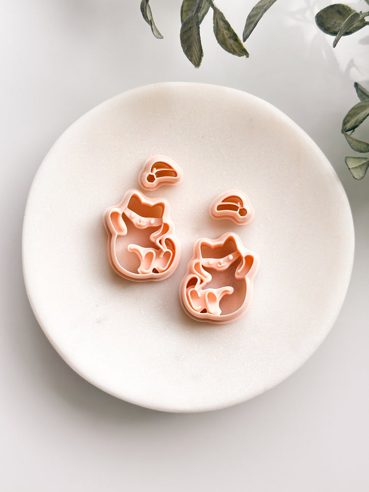 Christmas Cats Clay Cutter Set