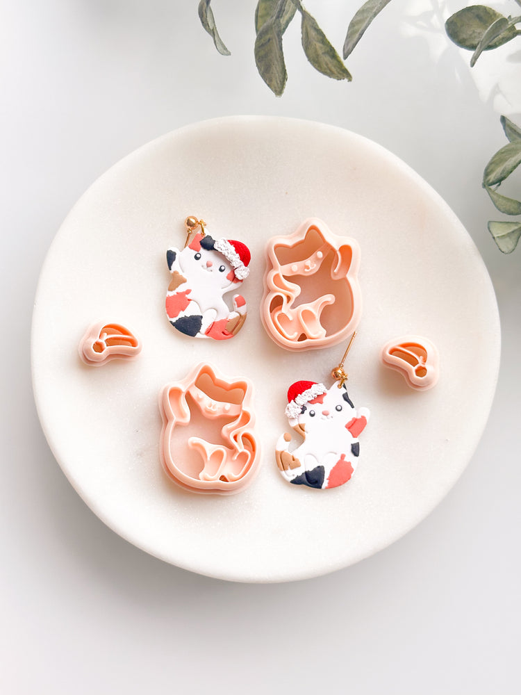 Christmas Cats Clay Cutter Set