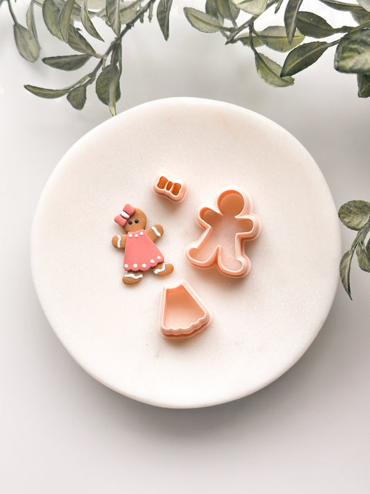 Gingerbread Girl Clay Cutter Set