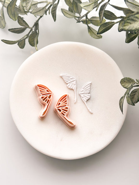 Embossed Moth Wings Clay Cutter Set