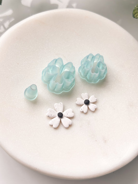 Flowers 2 Clay Cutter Set of 3