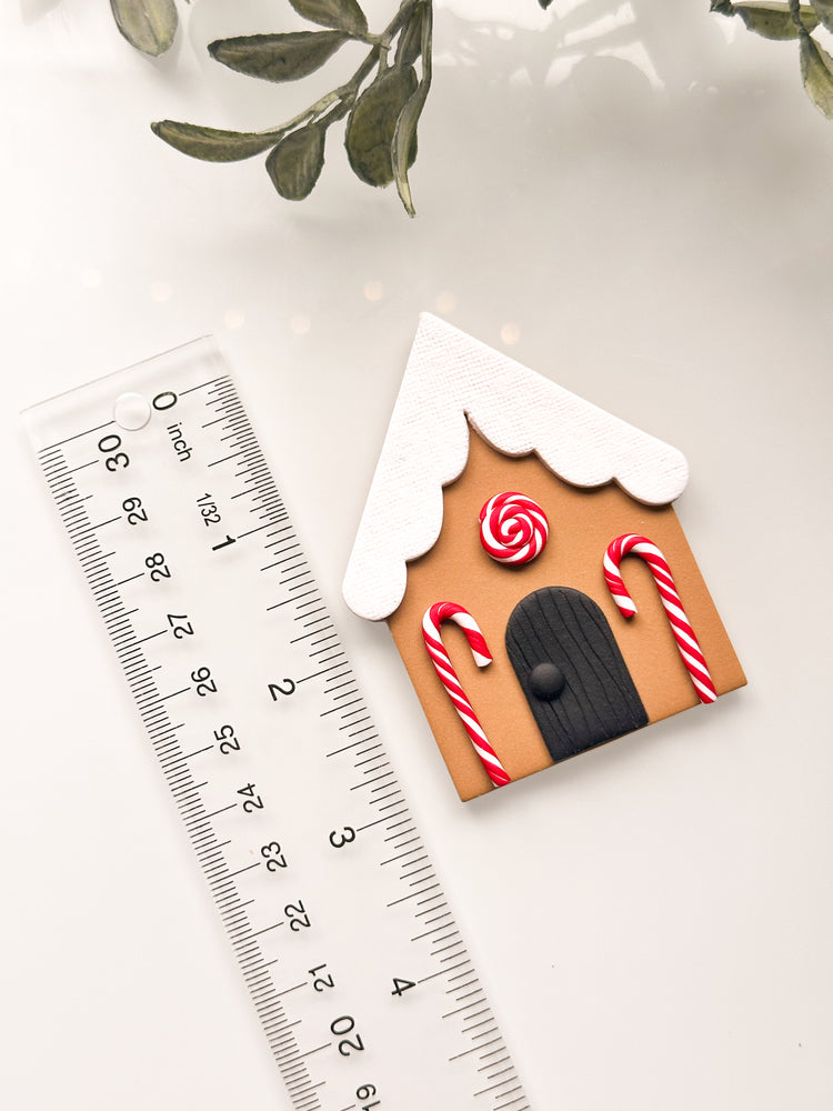 Gingerbread House Ornament Clay Cutter Set