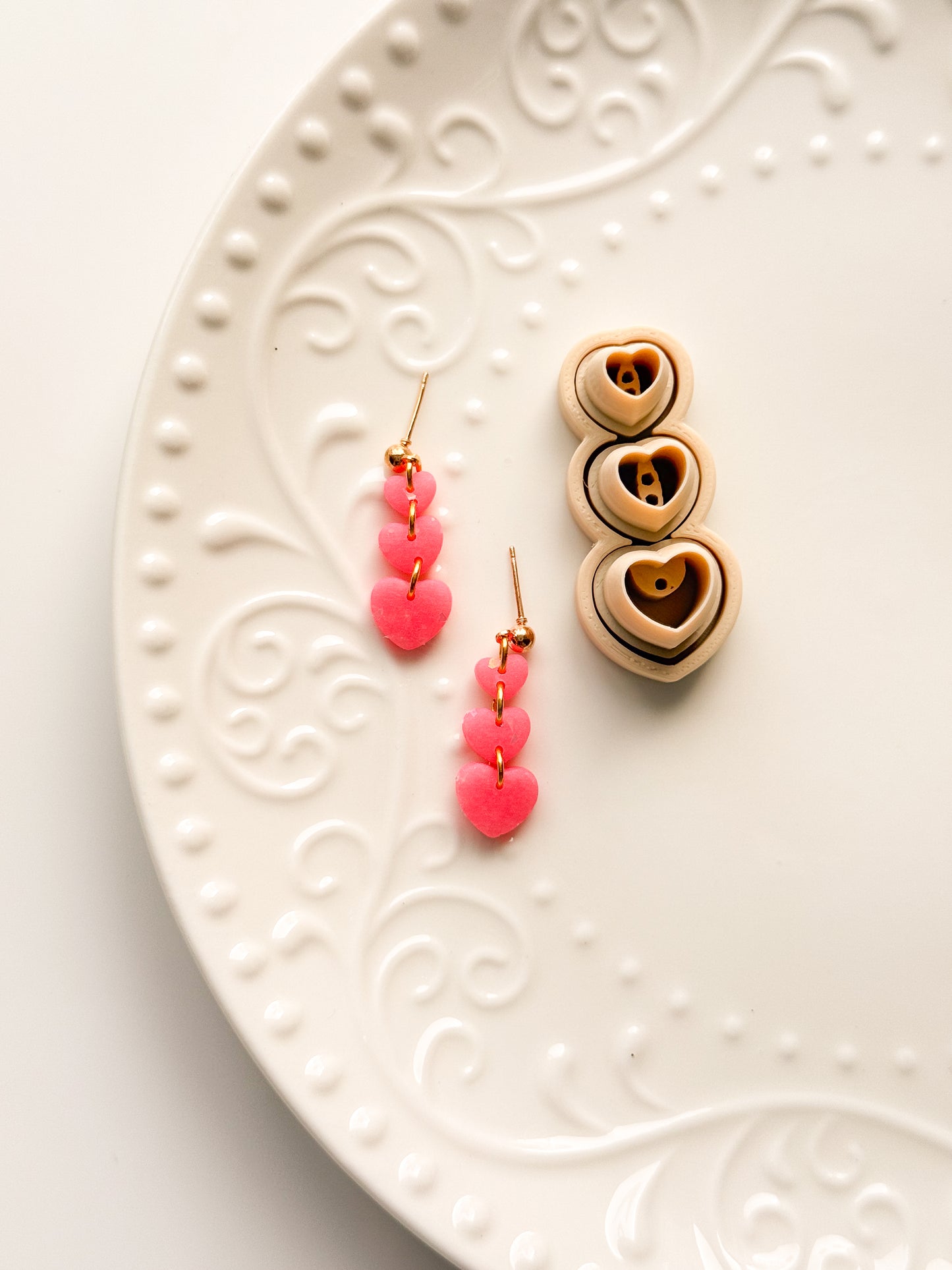 Mini Triple Heart 25 Clay Cutter Set