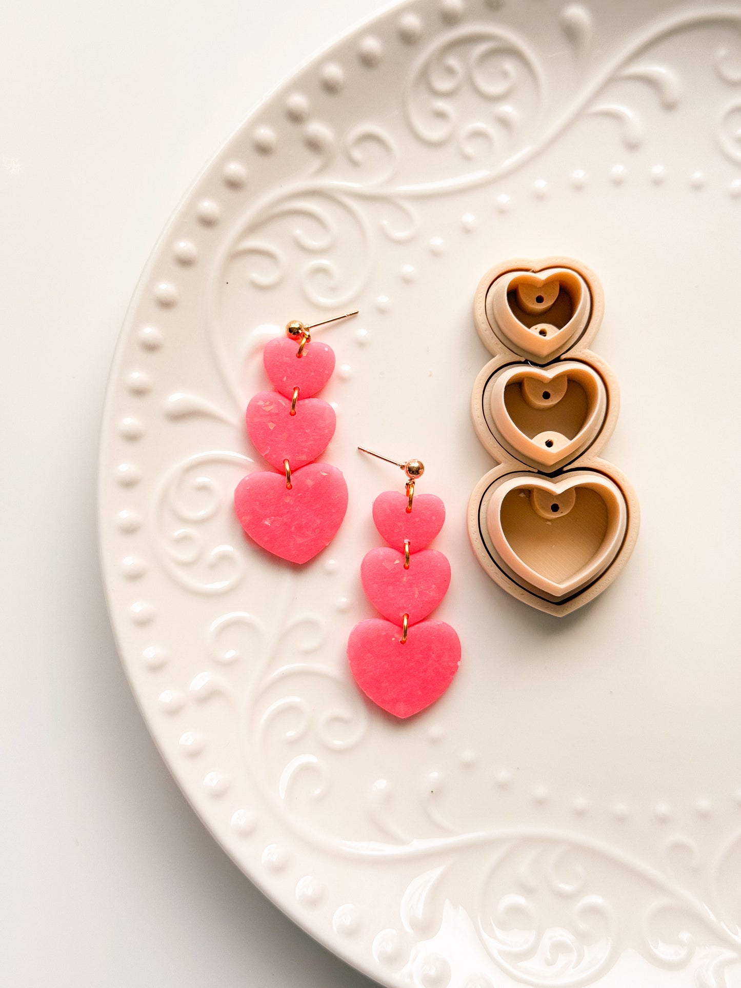 Triple Heart 25 Clay Cutter Set