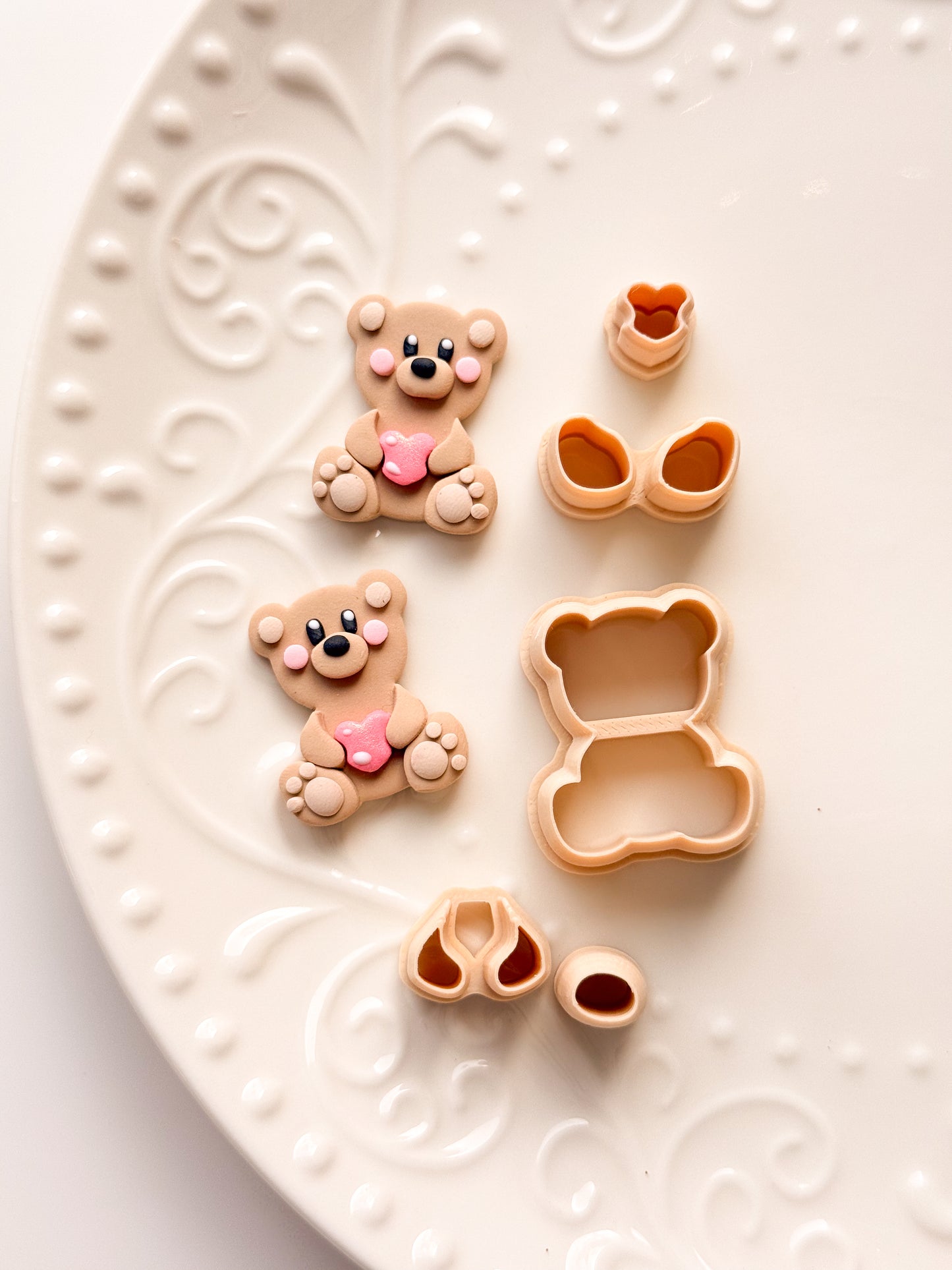 Teddy Bear Builder Clay Cutter Set