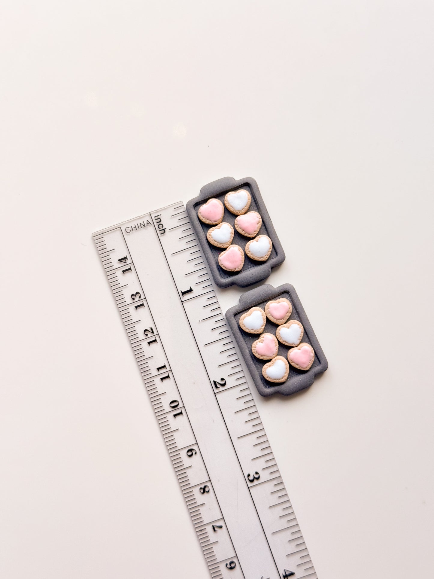 Heart Cookie Tray Clay Cutter Set