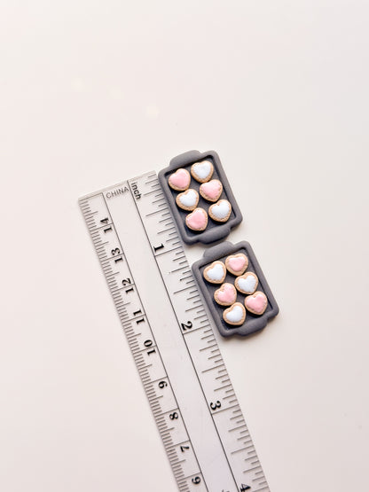 Heart Cookie Tray Clay Cutter Set